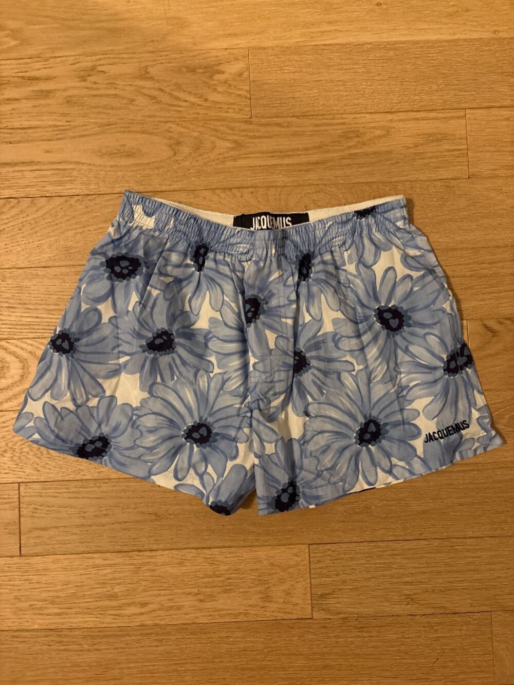 NWT Jacquemus Blue Flower Le Calecon Boxers Size 48 (Size M)